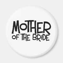 Hipster Mother of the Bride Magnet