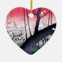 Hiroshige Kameido Christmas Ornament