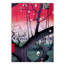 Hiroshige Kameido Greeting Cards