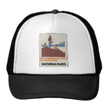 His hunting ground of yesterday National Parks Trucker Hats