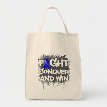 Histiocytosis Fight Conquer and Win Canvas Bags