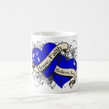 Histiocytosis Hope Faith Dual Hearts Mugs