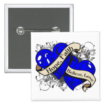 Histiocytosis Hope Faith Dual Hearts Pin