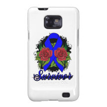Histiocytosis Survivor Rose Grunge Tattoo Samsung Galaxy SII Covers