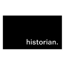 Historian Business Card