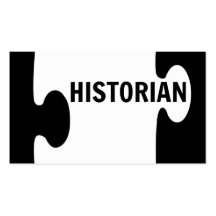 Historian Puzzle Piece Business Card