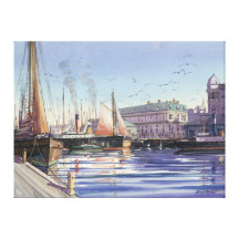 Historic Dockyard Gallery Wrapped Canvas