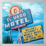 Historic El Vado Motel on Route 66 Poster
