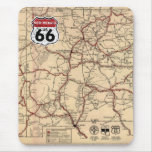 Historic Highway Road Sign Mousemat