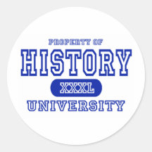 History University Stickers