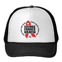 HIV/AIDS: Silence Equals Death Mesh Hats