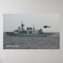 HMCS Calgary (FFH 335) Posters