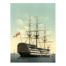 HMS Victory Portsmouth 1900 Postcards