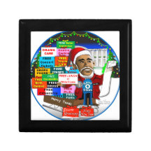 Ho Ho Ho Obama Jewelry Box