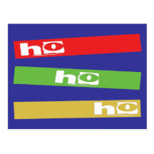 HO HO HO POSTCARDS