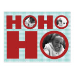Ho Ho Holiday Photo Postcard