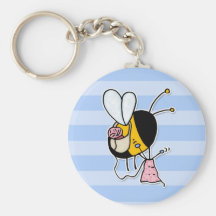 hobby - rather bee knitting no txt keychain