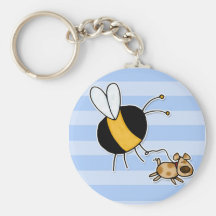 hobby - rather bee walking my dog no txt keychain