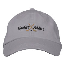 Hockey Addict Embroidered Hat