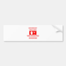Hockey Coach...Will Work For Cocktails Bumper Stickers