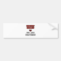 Hockey Coach ... Will Work For Wine Bumper Sticker