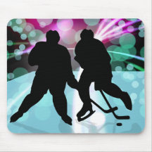 Hockey Duo Face Off Mousemat