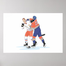 Hockey Fight Poster