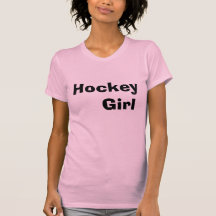 Hockey Girl Basic T Shirts