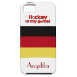 Hockey is my game!-German flag+Name