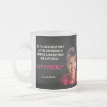 Hockey Mum & Pit Bull - LIPSTICK! Mug