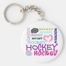 Hockey Repeating Keychain