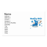 Hockey Star T-shirts and Gifts Business Card Templates