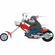 hog-bike photo cutout