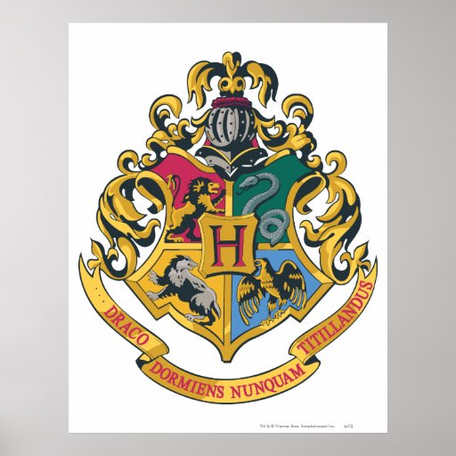 Hogwarts Crest Full Colour Poster
