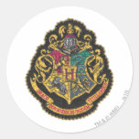 Hogwarts Crest Round Sticker