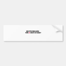 Hokey pokey bumper sticker