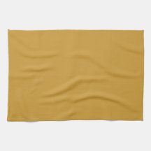 Hokey Pokey Yellow Brown Kitchen Towels