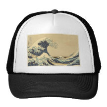 Hokusai Great Wave Off Kanagawa Hats