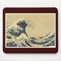 Hokusai Great Wave Off Kanagawa Mouse Pad