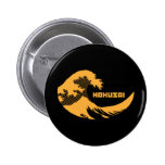 Hokusai - The Great Wave Buttons