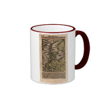 "Holand" - 1598 Hand Coloured Woodblock Holland Ma Coffee Mug