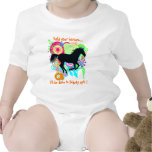 Hold your Horses .. I'll be done in lickety spit ! Rompers
