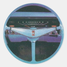 holden steering wheel round sticker