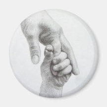 Holding hands fridge magnet