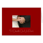 Holding hands greeting card