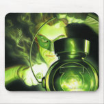 Holding the Green Lantern Mouse Pads