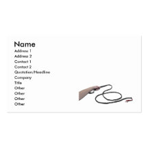 HoldingWhip103110, Name, Address 1, Address 2, ... Business Card Template