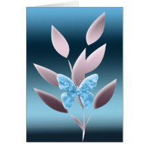 Holiday Abstract Butterfly Cards