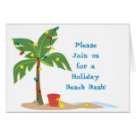 Holiday Beach Scene Card