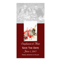 Holiday Celebration  Save The Date PhotoCards Customised Photo Card